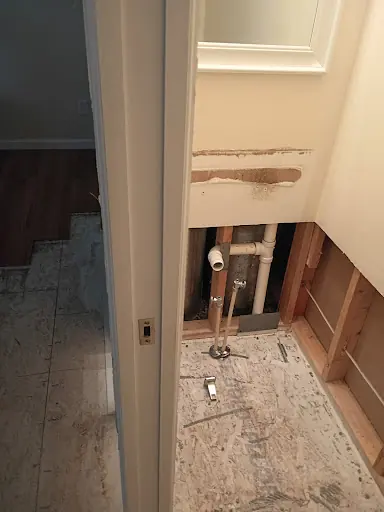 Restoration equipment on a San Diego job