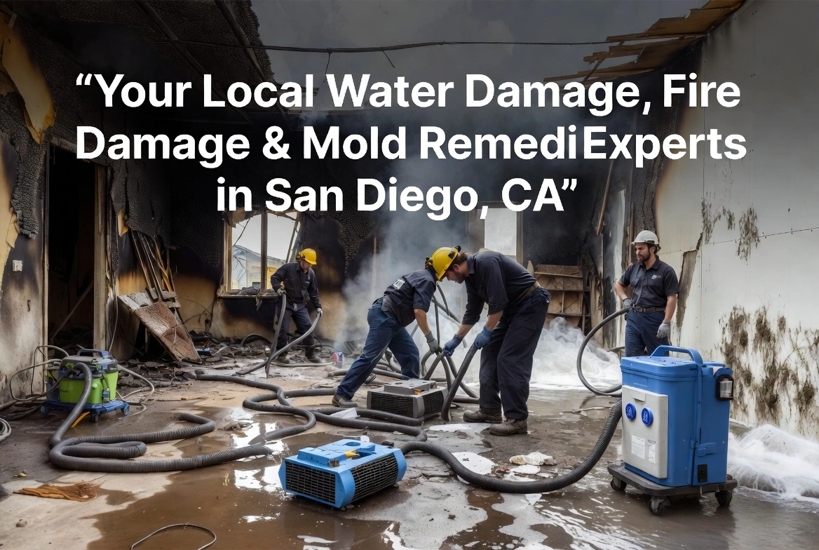 Your Local Water Damage, Fire Damage & Mold Remediation Experts