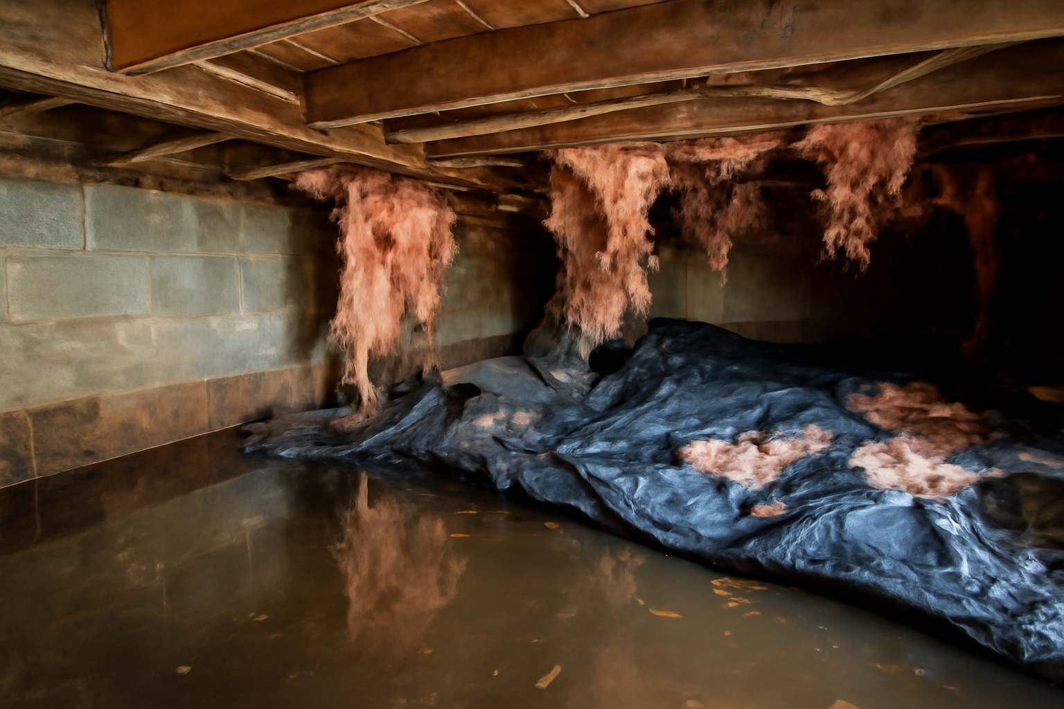 Crawl Space Flooding Cleanup in University City, CA
