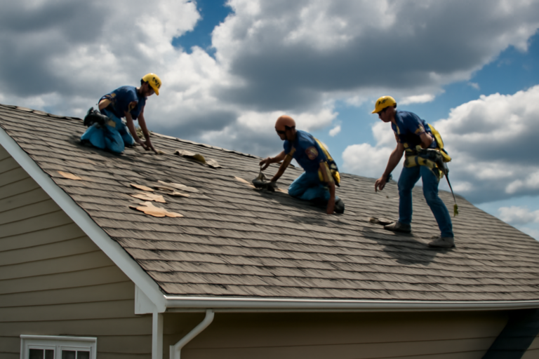 Storm damage repair service