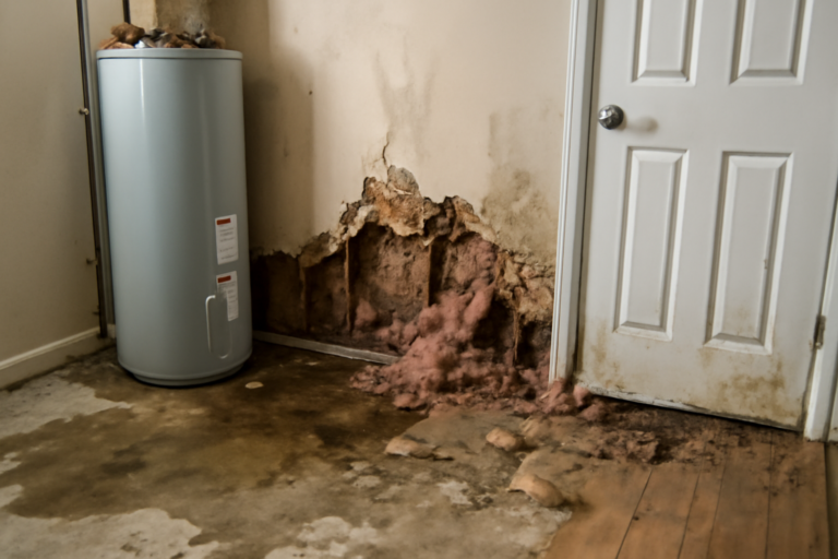 Water Heater Burst Cleanup